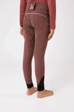 Outlet Leighton Teens Silicone Full Grip Breeches with Phone Pocket Kids Jodhpurs & Breeches