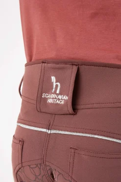 Outlet Leighton Teens Silicone Full Grip Breeches with Phone Pocket Kids Jodhpurs & Breeches