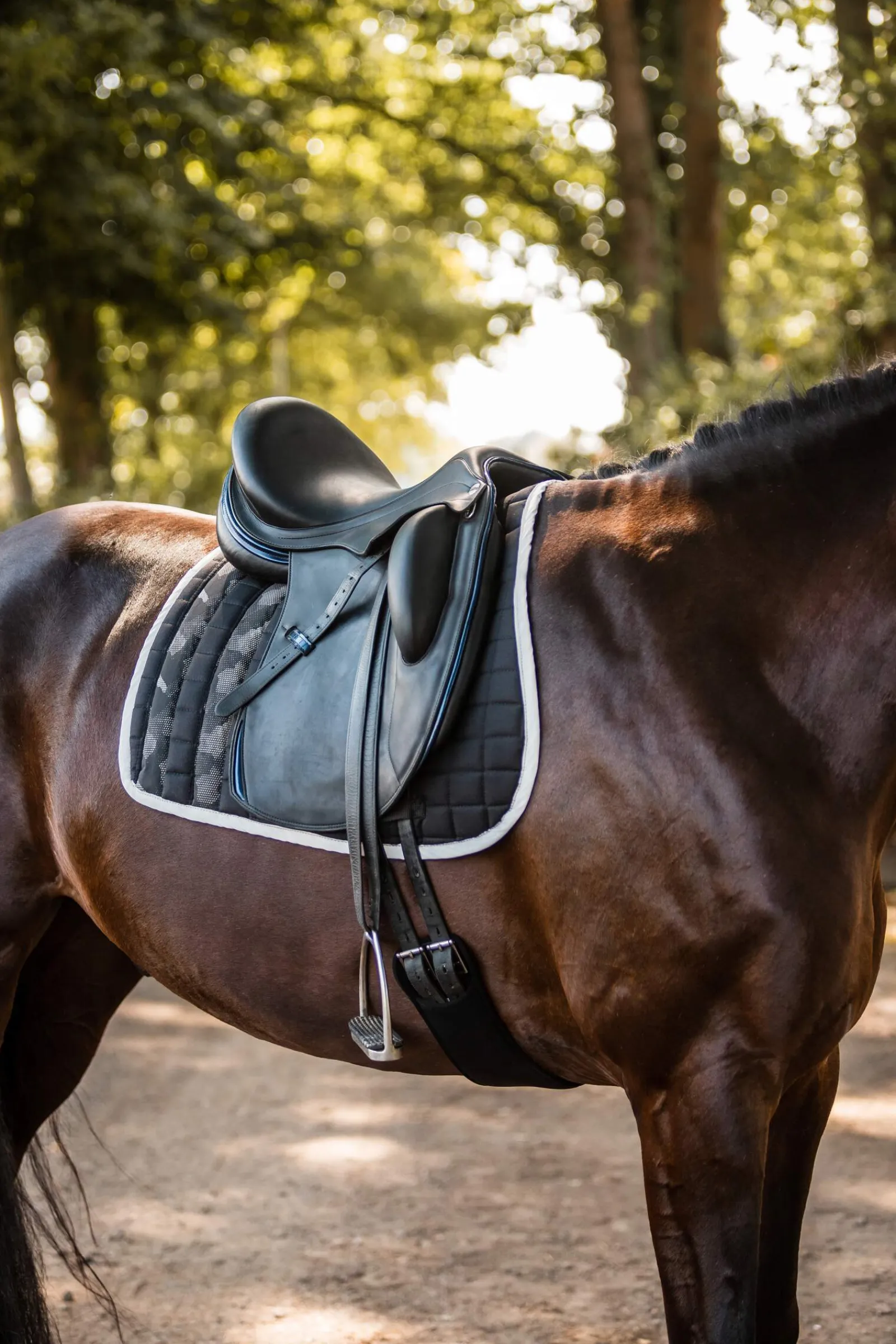 Clearance Luminox Reflective Saddle Pad Pony Saddle Pads|All Purpose & Jumping Saddle Pads