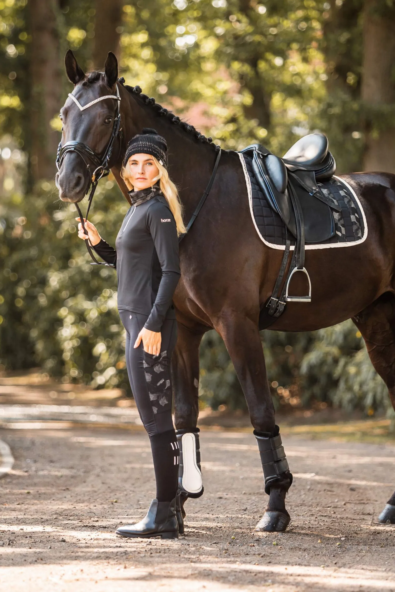 Clearance Luminox Reflective Saddle Pad Pony Saddle Pads|All Purpose & Jumping Saddle Pads