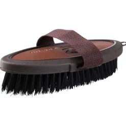 Discount Maddox Leather Handle Body Brush Brushes & Curry Combs