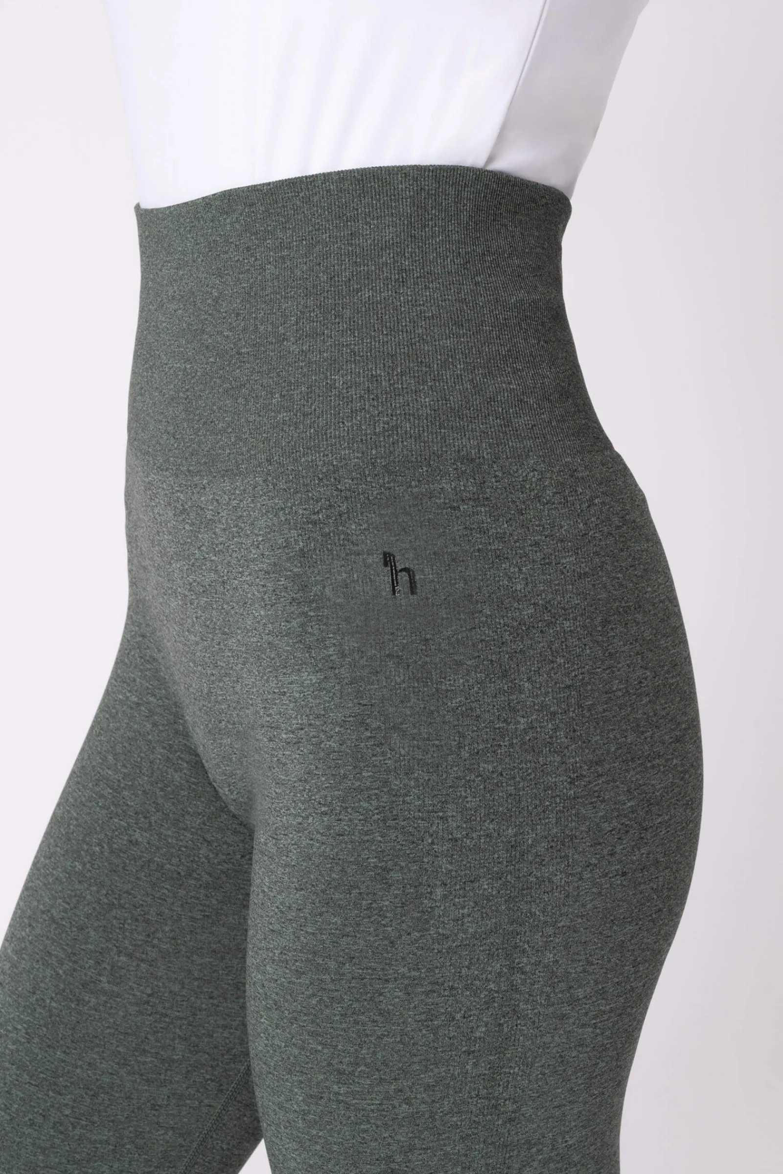 Fashion Nessa Seamless Scrunch Tights Riding Tights