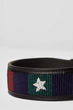 Outlet Noir Dog Collar with Stars Dog Collars