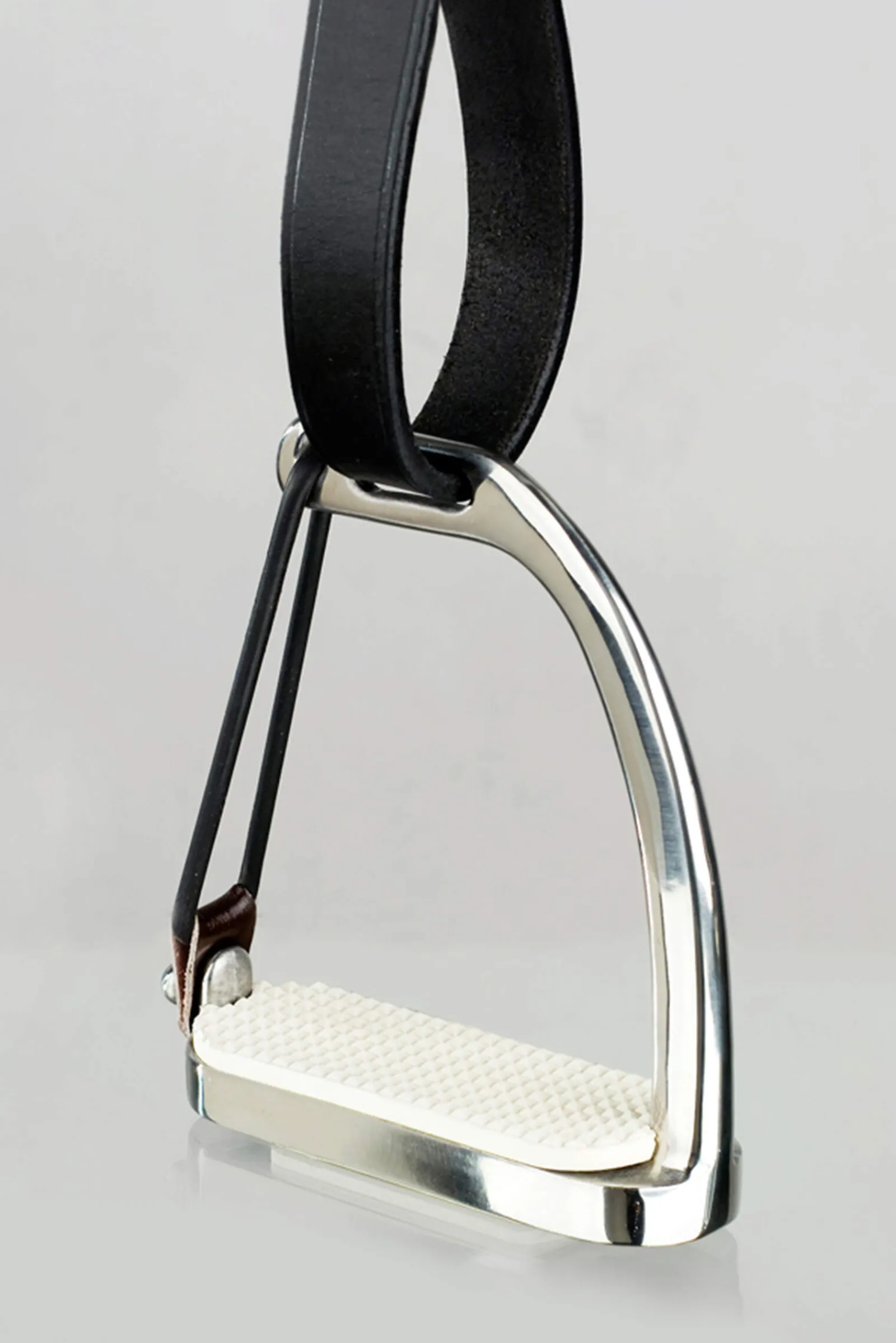 Outlet Peacock Safety Stirrups with Rubber Donut Stirrups