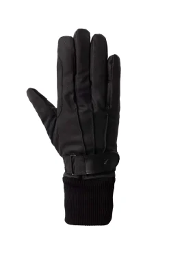 Online PU Leather Fleece-Lined Riding Gloves Riding Gloves For Winter