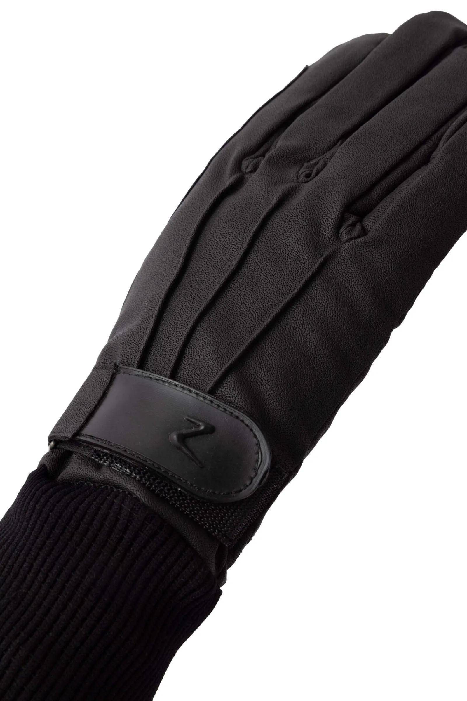 Online PU Leather Fleece-Lined Riding Gloves Riding Gloves For Winter