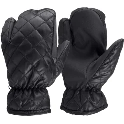 Sale Quilted 3-finger Winter Riding Gloves Riding Gloves For Winter