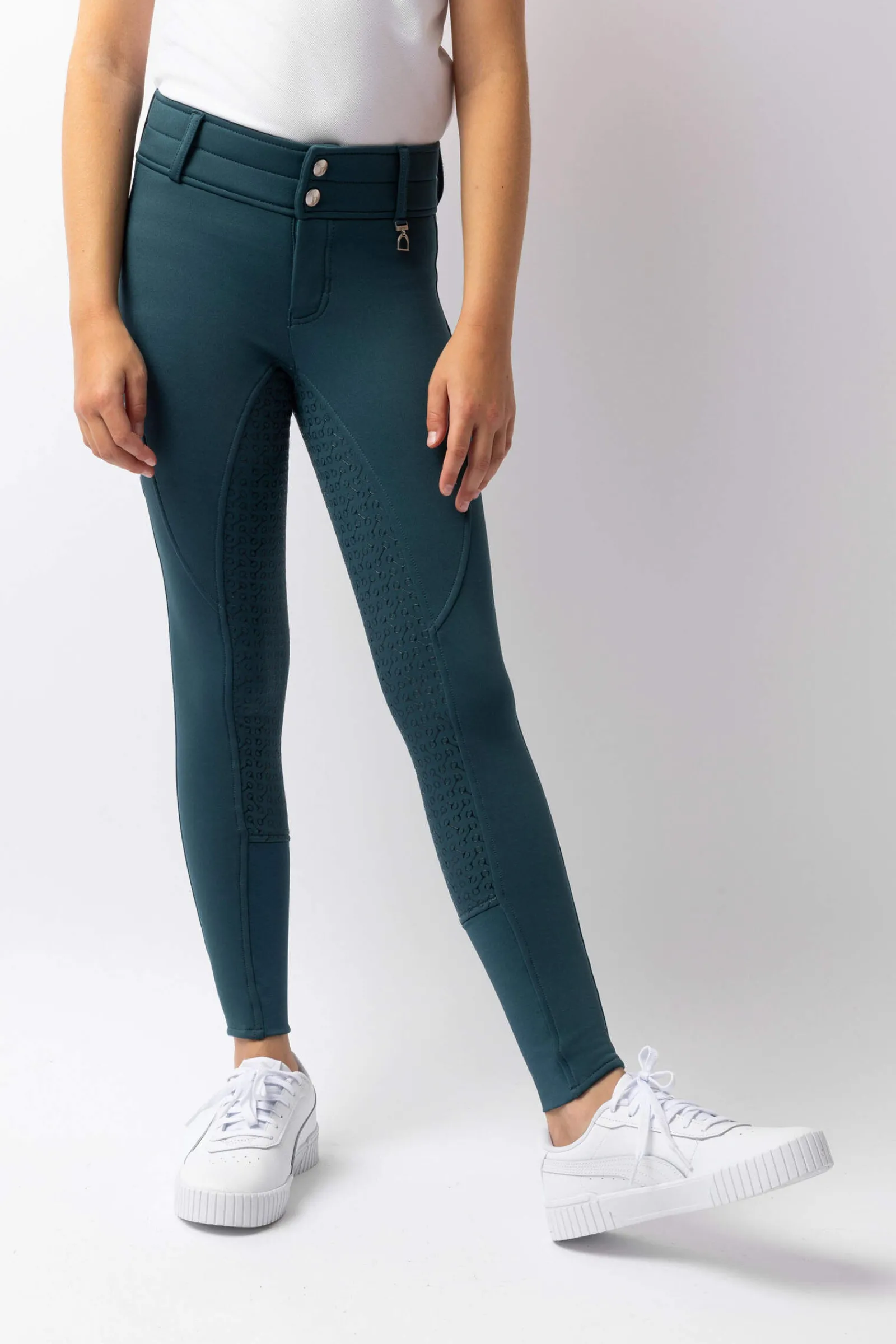 Clearance Rhea Kids´ Thermo Fullgrip Breeches with Hip Pockets Kids Jodhpurs & Breeches