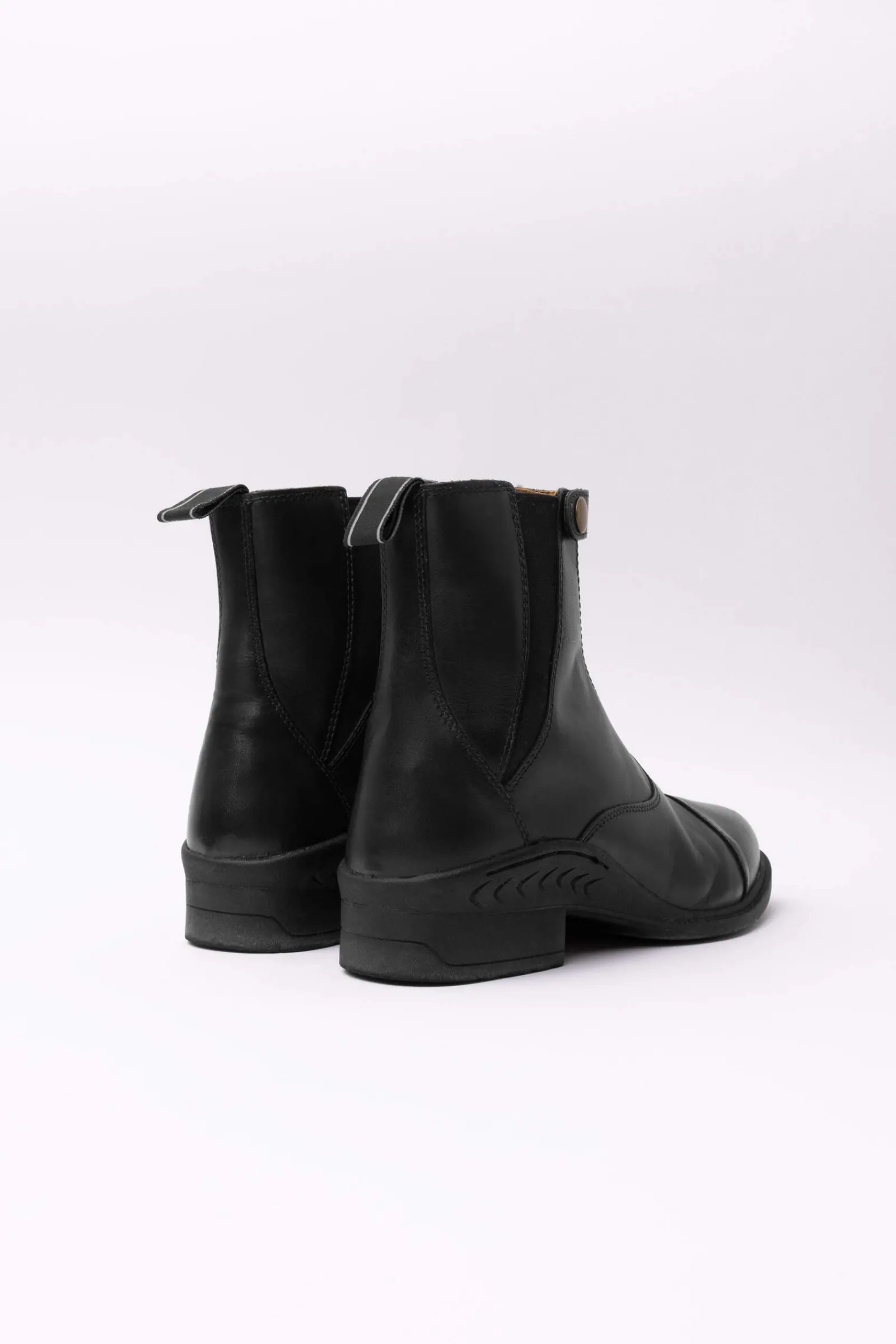 Hot Rose Leather Jodphur Boots with Front Zipper Jodhpur Boots