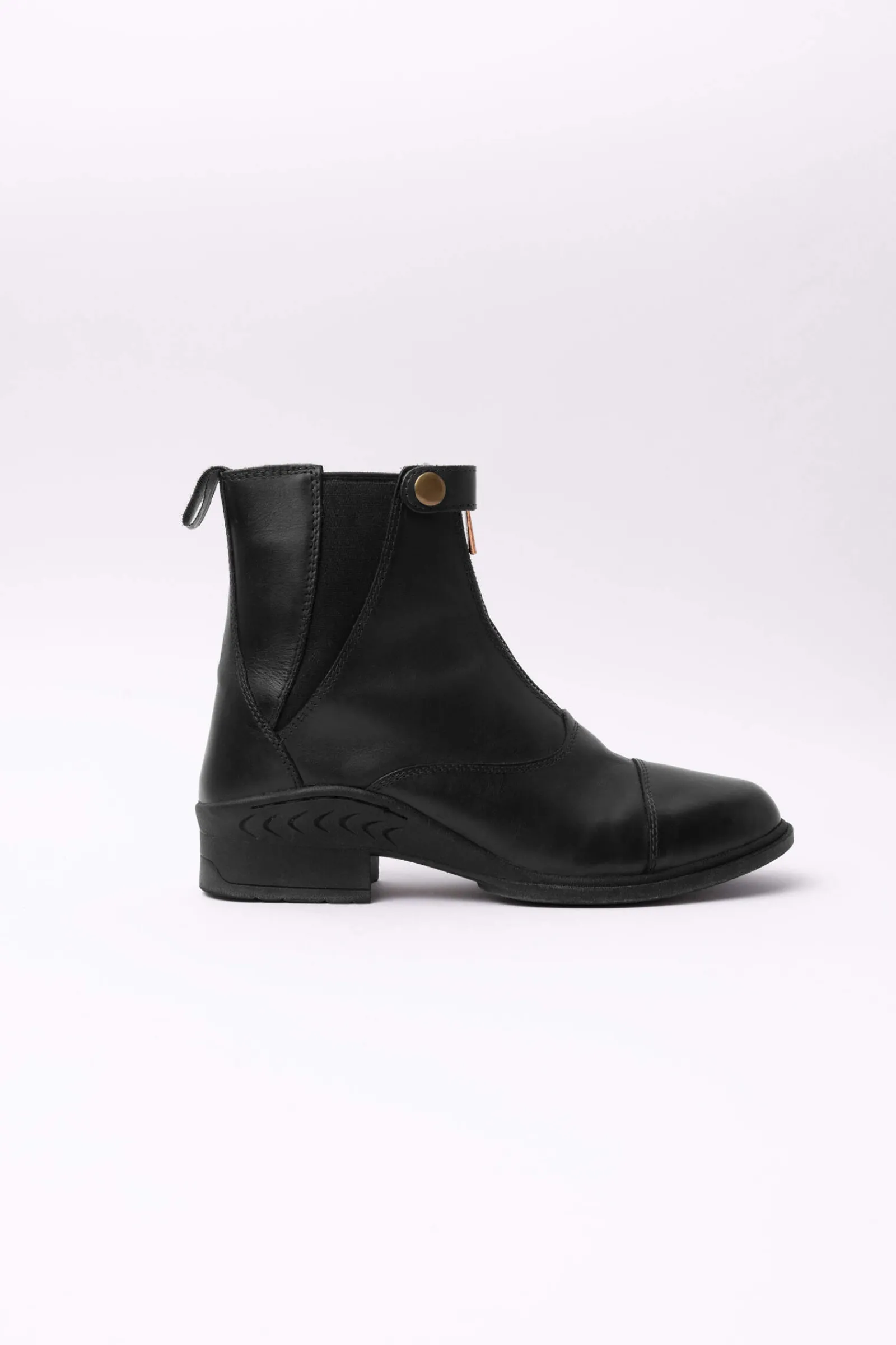 Hot Rose Leather Jodphur Boots with Front Zipper Jodhpur Boots