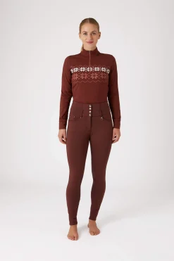 Fashion Tara High Waist Full Grip Mid-Season Breeches Full Seat Breeches