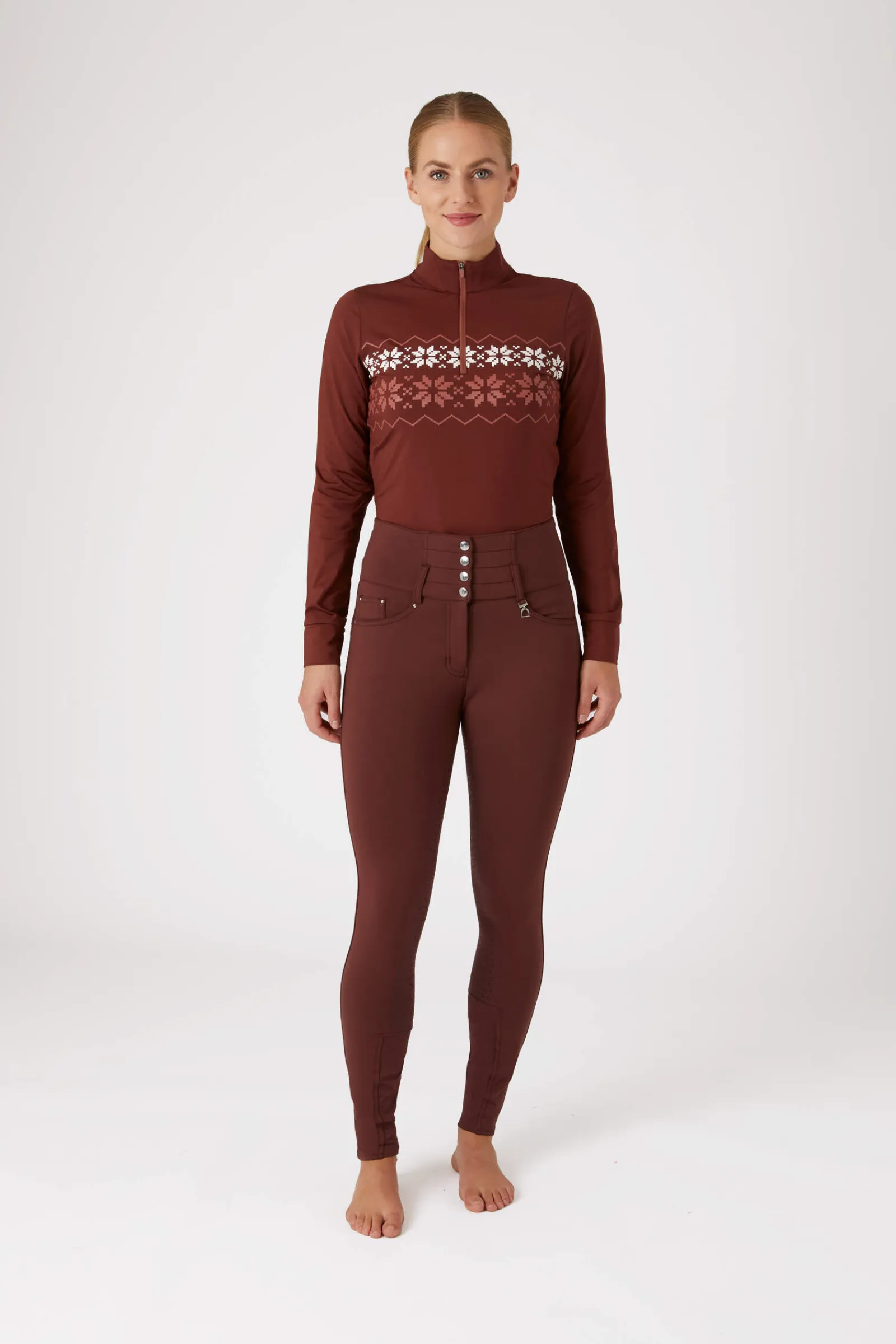 Fashion Tara High Waist Full Grip Mid-Season Breeches Full Seat Breeches