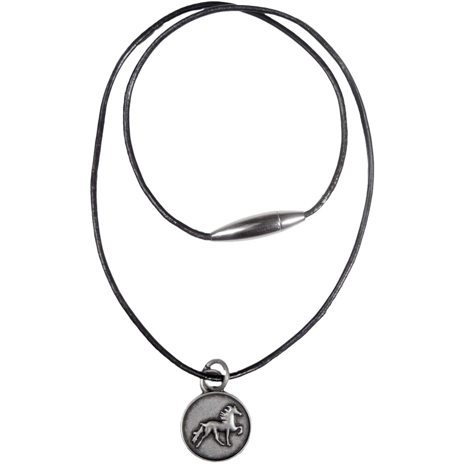 Best Leather necklace with rustic icelandic horse Gifts & Horse Toys