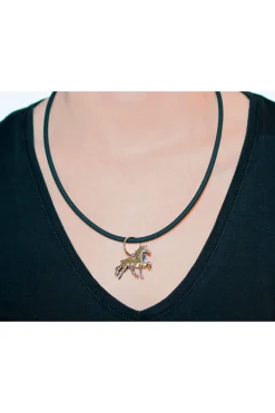 Outlet Necklace with icelandic horse Gifts & Horse Toys