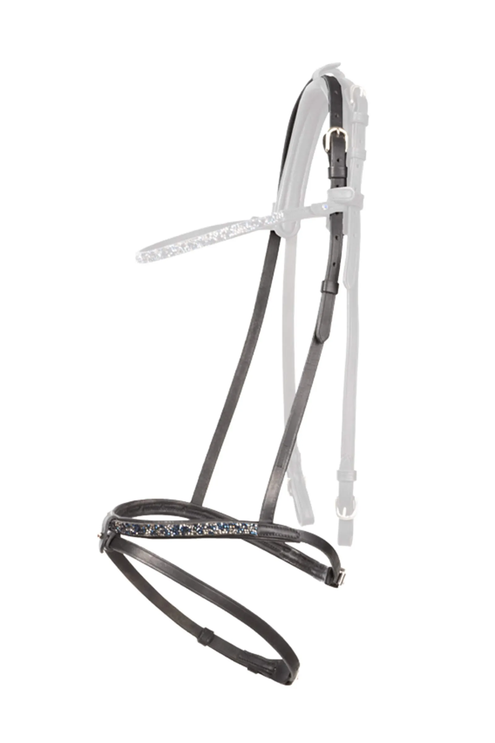 Online Blár Combined Noseband for Kjartan Icelandic Bridle Bridles & Nosebands