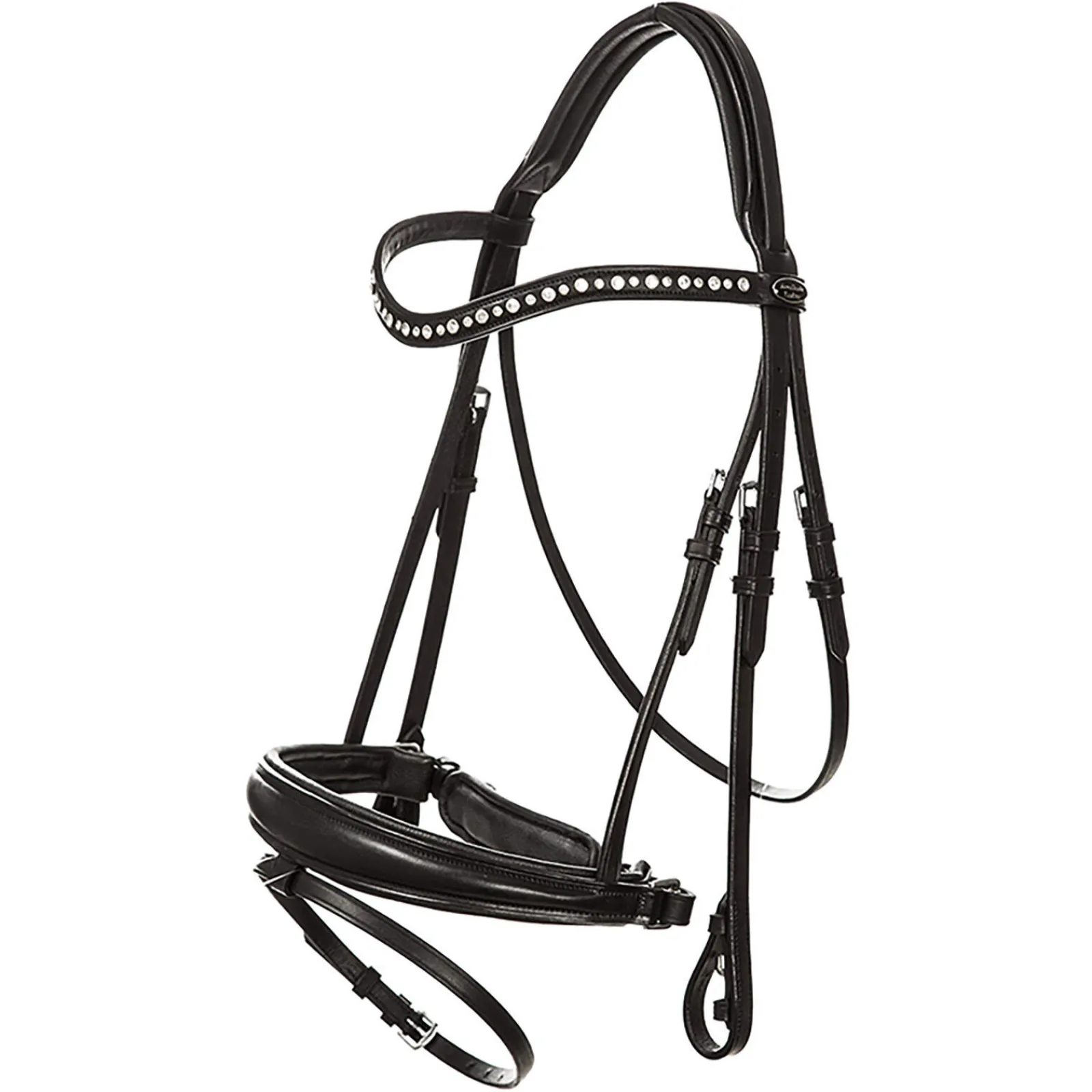 Discount Bridle Mia, crank noseband w/ flash Pony Bridles & Halters|Bridles & Nosebands