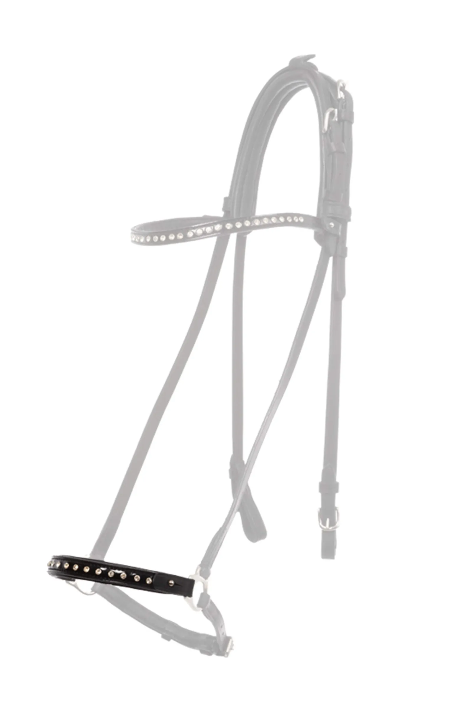 Outlet Glansandi Dropped Noseband Piece for Kjartan Icelandic Bridle Bridles & Nosebands