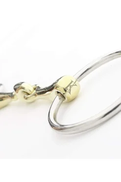 Outlet Snaffle bit, double jointed KavalBits, 145mm Loose Ring Snaffles