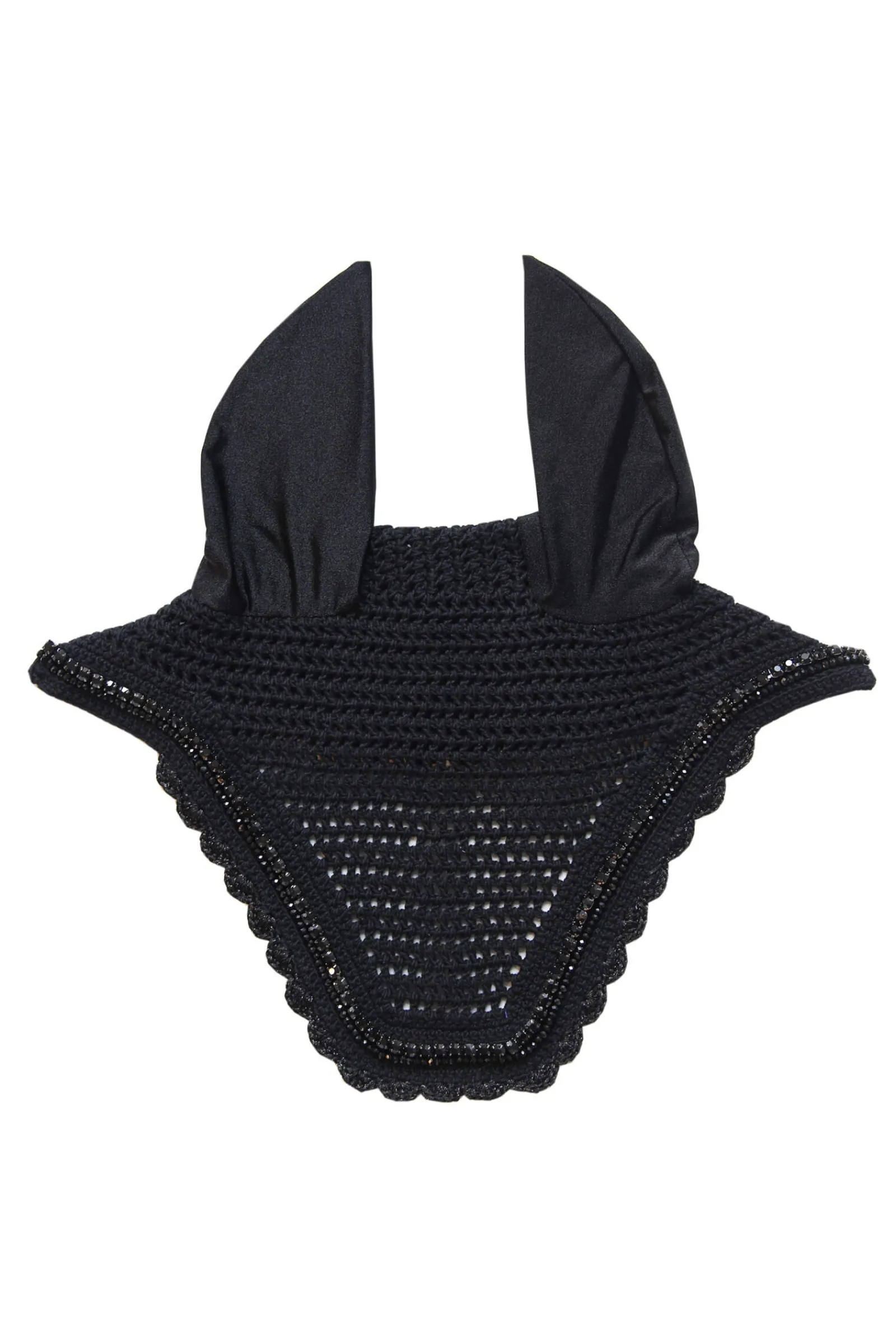Fashion Horsewear Fly Veil Wellington Stone & Pearl Ear Bonnets & Fly Veils|Ear Bonnets & Fly Veils
