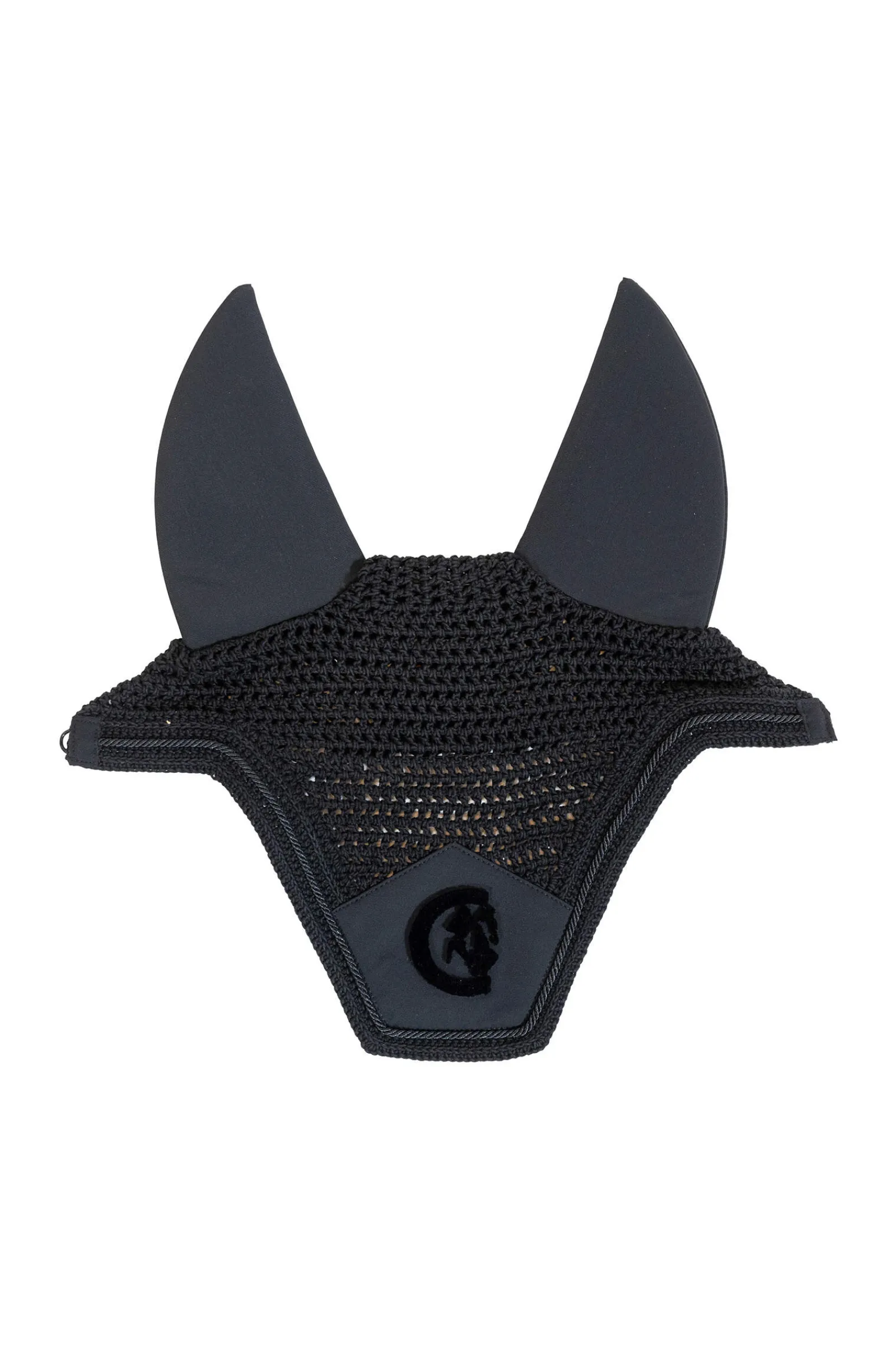 Fashion Horsewear Fly Veil Wellington 3D Logo Soundless Ear Bonnets & Fly Veils|Ear Bonnets & Fly Veils