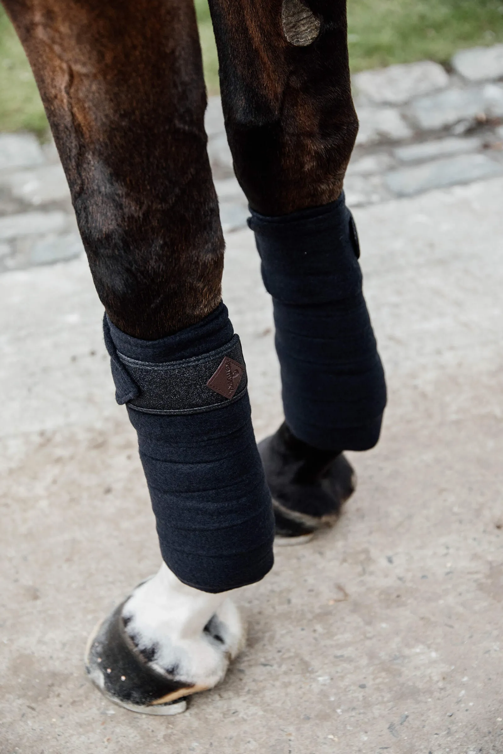 Hot Horsewear Glitter Polar Fleece Polos Horse Bandages