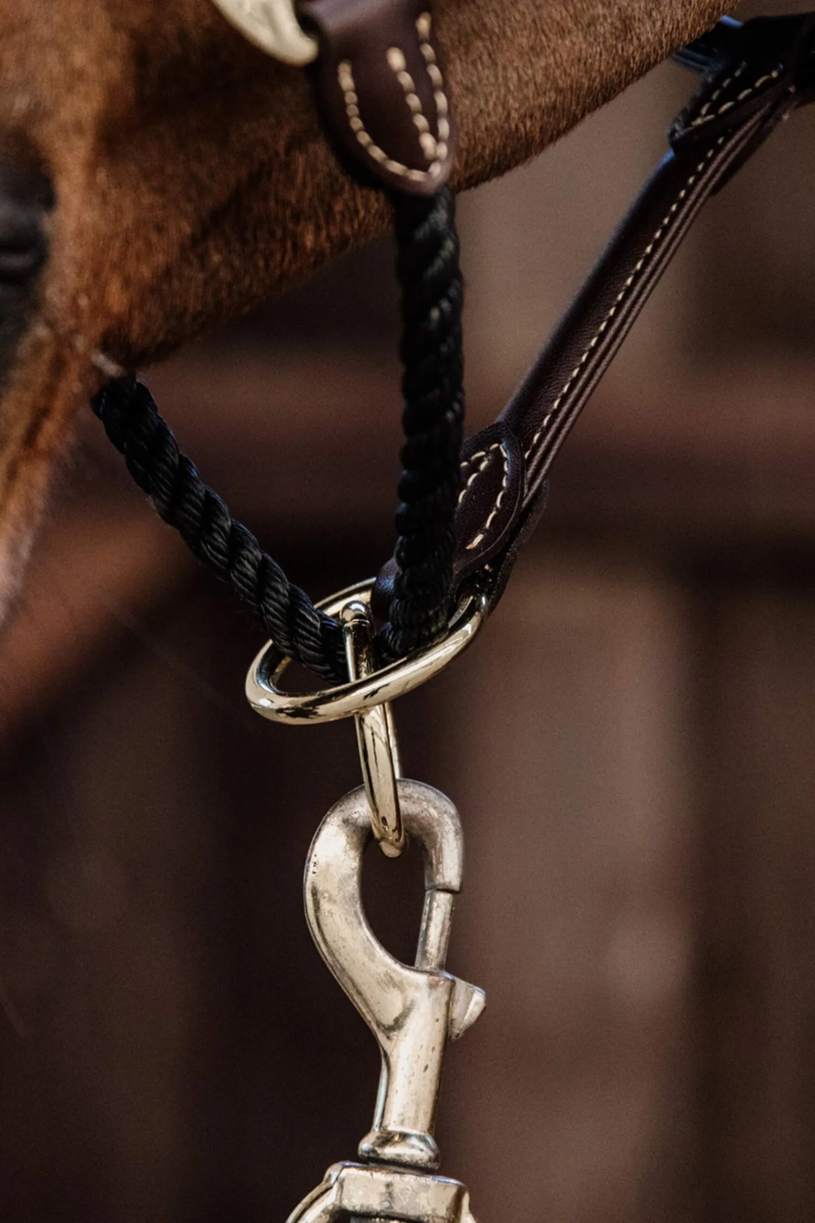 Online Horsewear Leather Rope Halter Leather Headcollars