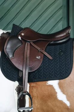 Discount Horsewear Saddle Pad fishbone show jumping Pony Saddle Pads|All Purpose & Jumping Saddle Pads