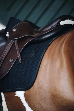 Discount Horsewear Saddle Pad fishbone show jumping Pony Saddle Pads|All Purpose & Jumping Saddle Pads