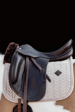 New Horsewear Velvet Skin Friendly Dressage Saddle pad Dressage Saddle Pads