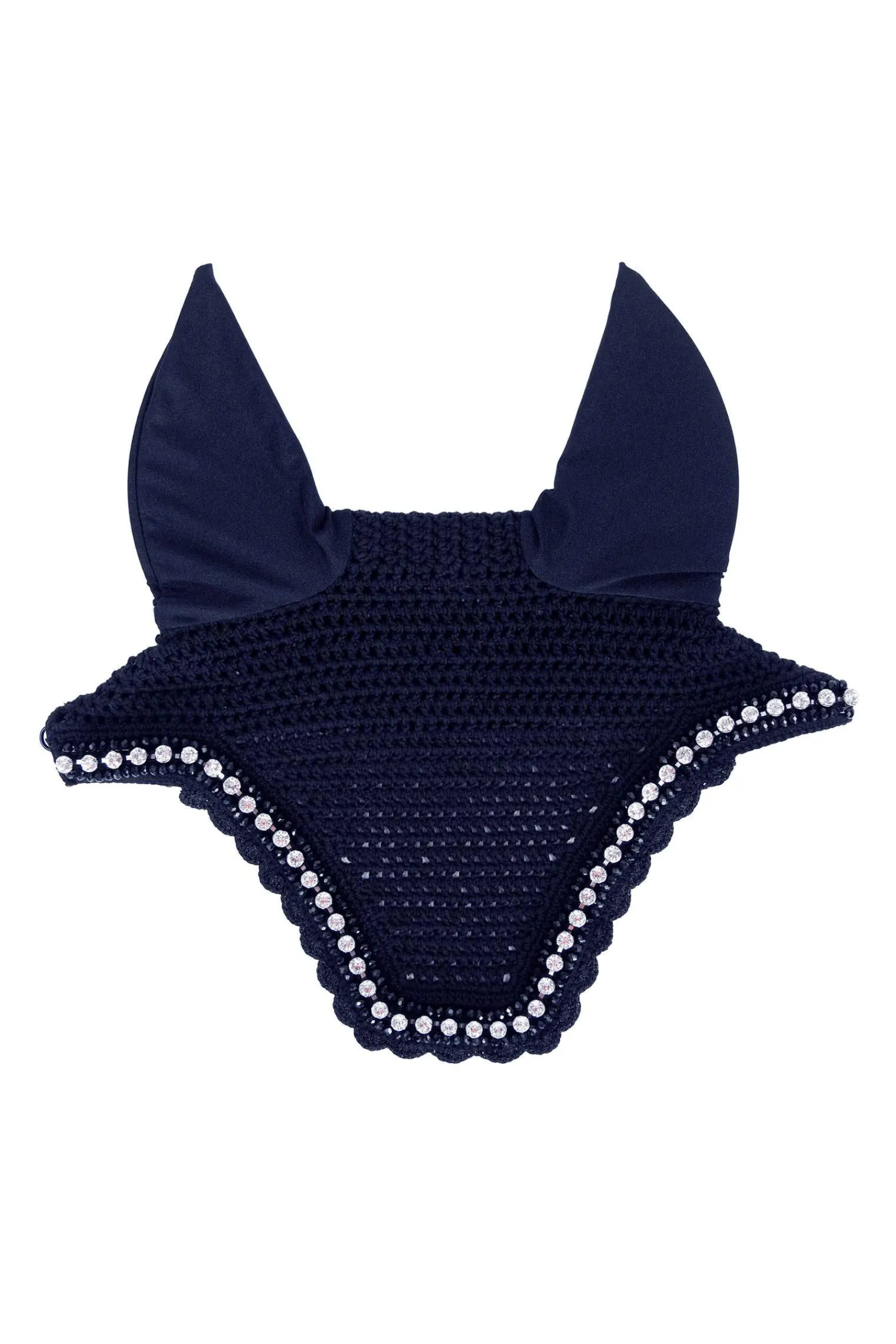 Fashion Horsewear Wellington Big Stone & Pearl Fly Veil Ear Bonnets & Fly Veils|Ear Bonnets & Fly Veils