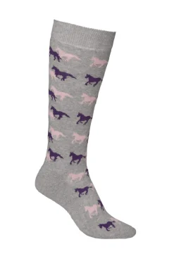 Fashion Mountain Horse Running Horse Kid´s Riding Socks Kids Riding Socks