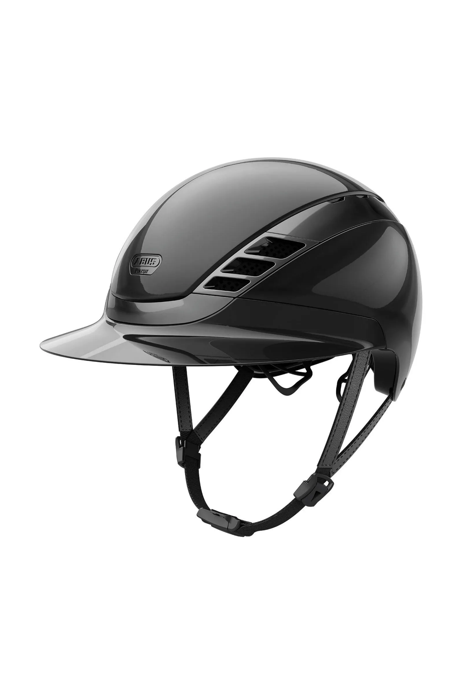 Hot Abus AirLuxe Chrome Long Visor Riding Helmet Riding Hats & Helmets