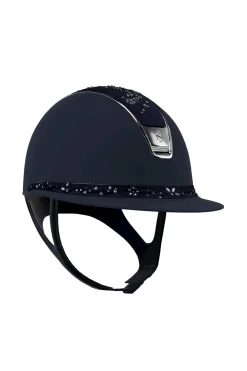 Online Miss Shield Shadowmatt with Flower Swarowaki jewellery, chrom 2.0 Riding Hats & Helmets