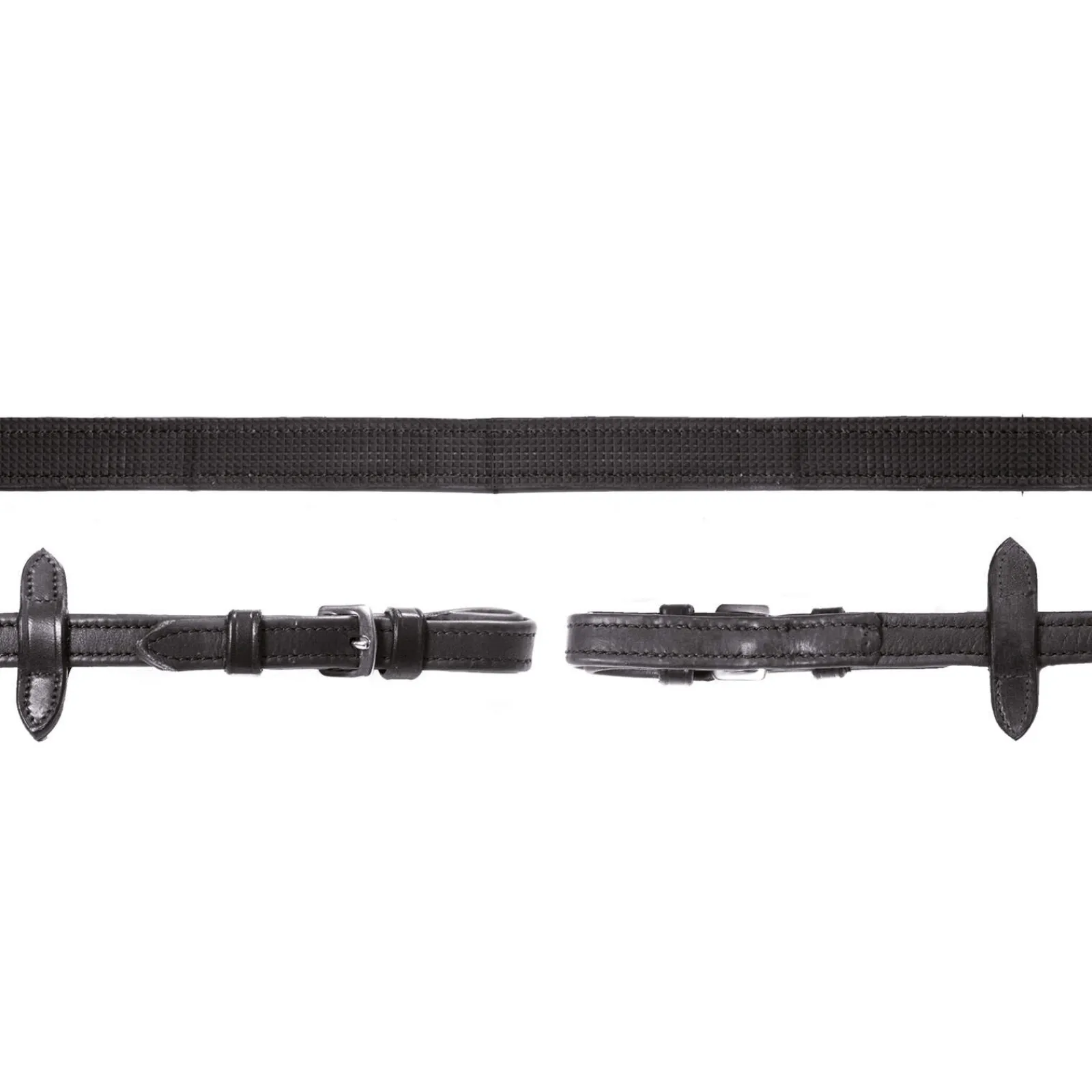 Discount Schockemöhle Sports Durasoft Reins Grip, Leather reins, nylon, rubberised Reins