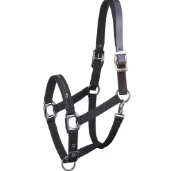 New Schockemöhle Sports Memphis Breakaway, Nylon Halter + Leather strap Leather Headcollars