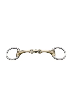 Discount Dynamic RS Eggbutt Bradoon Double jointed Sensogan 14mm Bradoon Bits