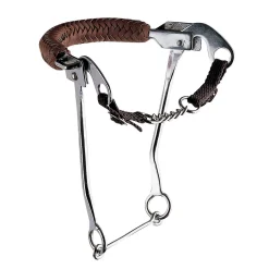 New Hackamore with curb chain and st.st. Cheeks, 35cm Hackamores|Bridles & Nosebands