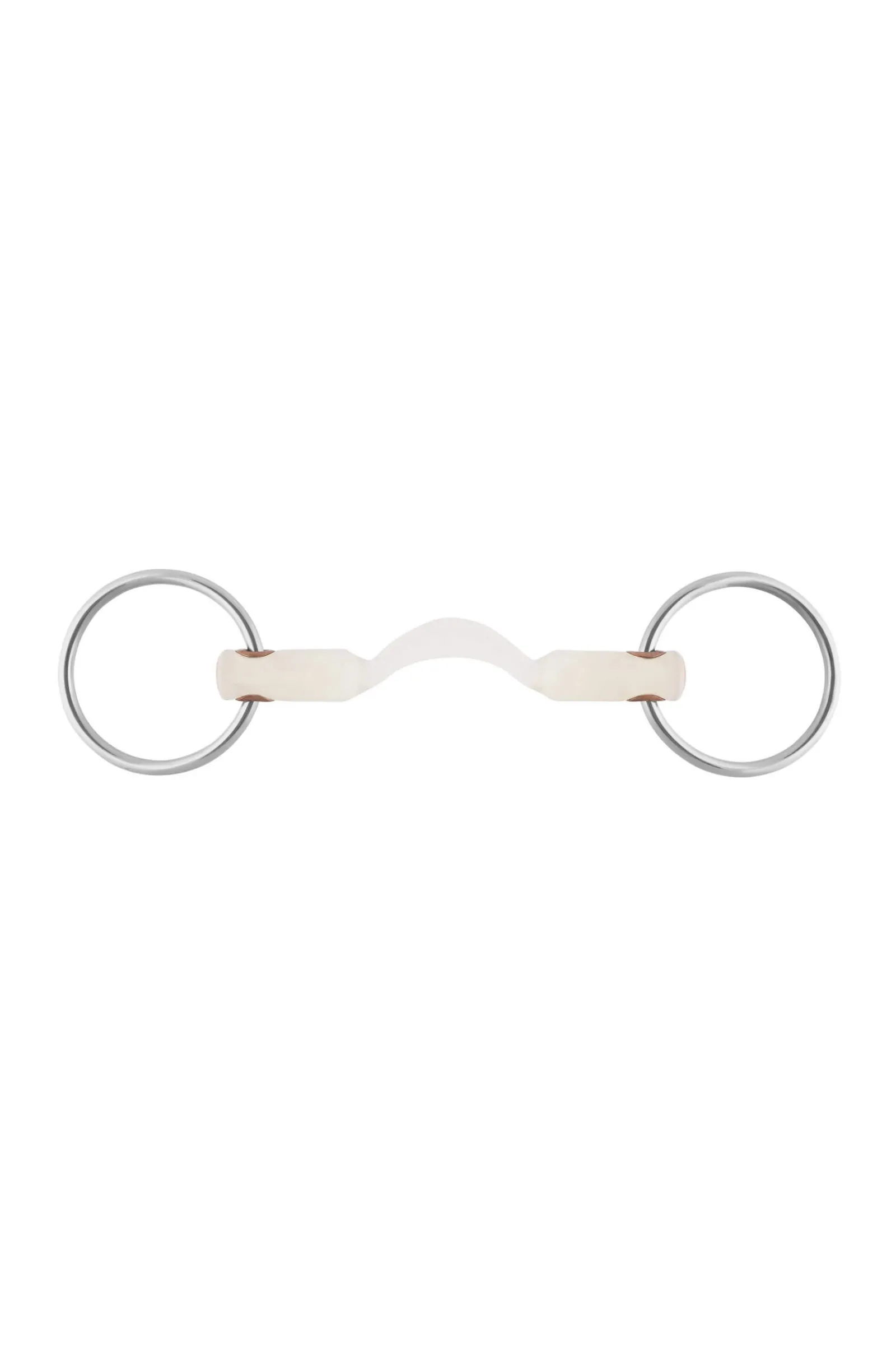 Online Nathe Mullen Mouth Bit 20mm Normal, w/ Port (70mm ring) Loose Ring Snaffles
