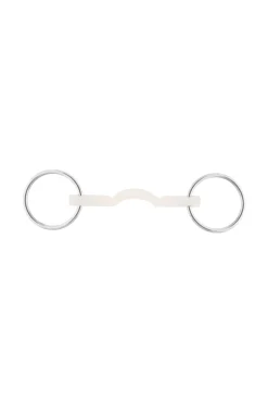 Outlet Nathe Mullen Mouth Bit 15mm Soft, w/ Port (70mm ring) Loose Ring Snaffles