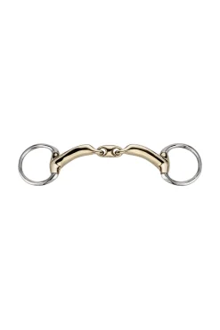 Discount Novocontact Eggbutt Bradoon 14mm Double Jointed Sensogan D-Shaped Rings Eggbutt Snaffles Bits