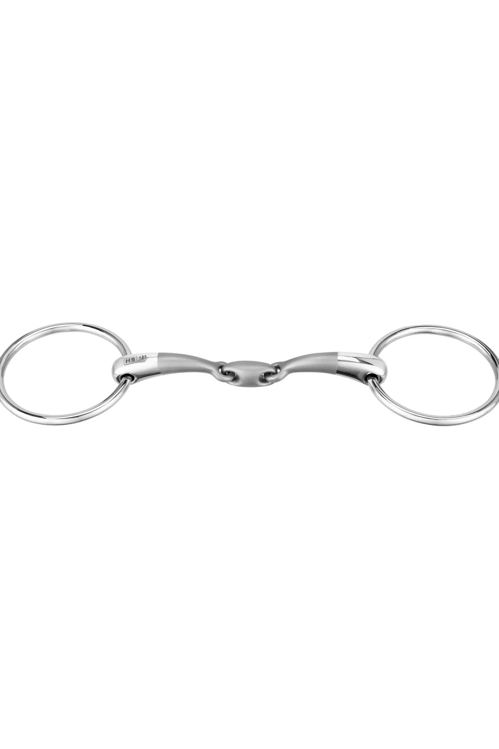 Sale Satinox Double Jointed Loose Ring Snaffle, 14mm Loose Ring Snaffles