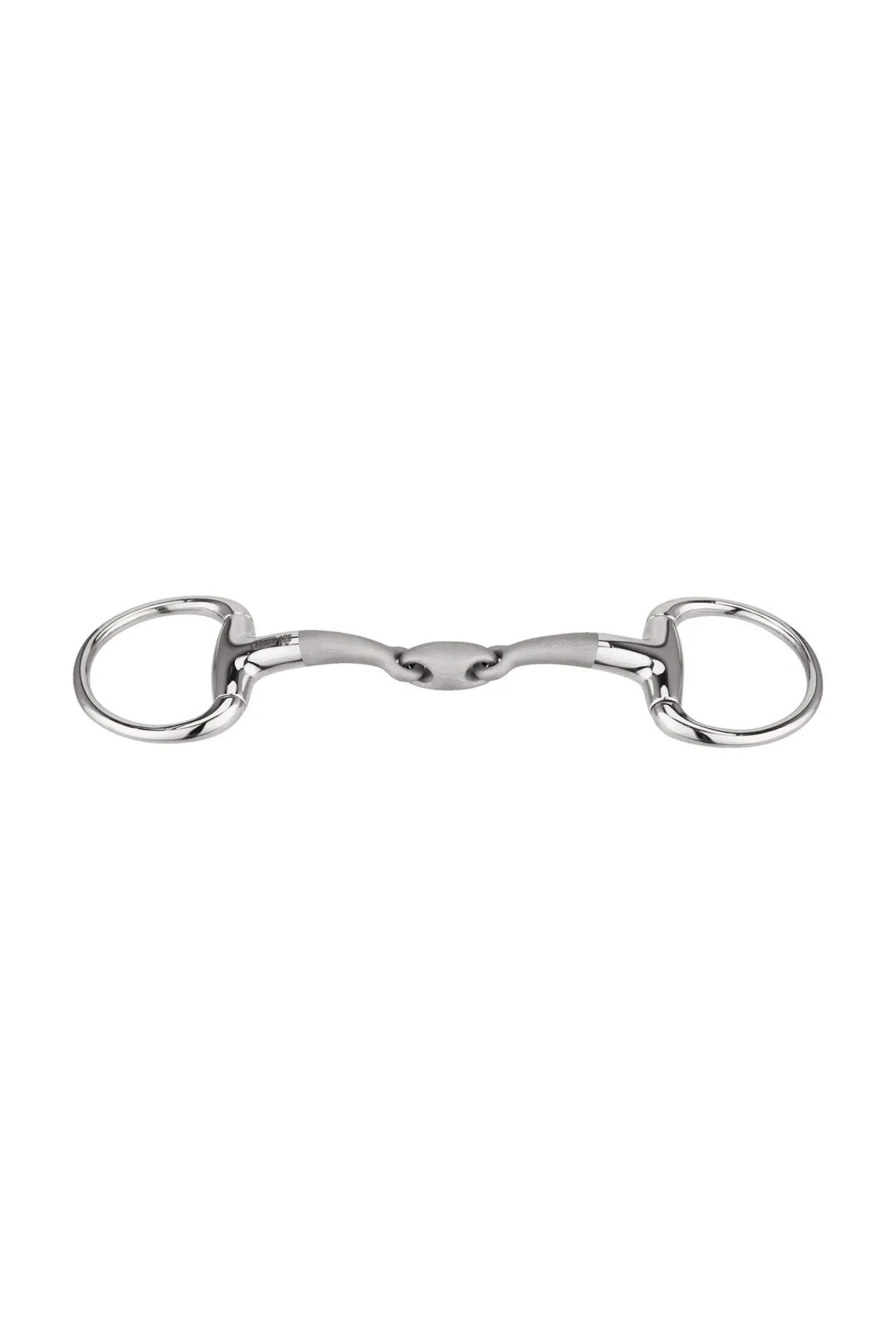 Clearance Satinox Eggbutt Bit 14mm Stainless Steel Double Jointed, Ring 55mm Eggbutt Snaffles Bits