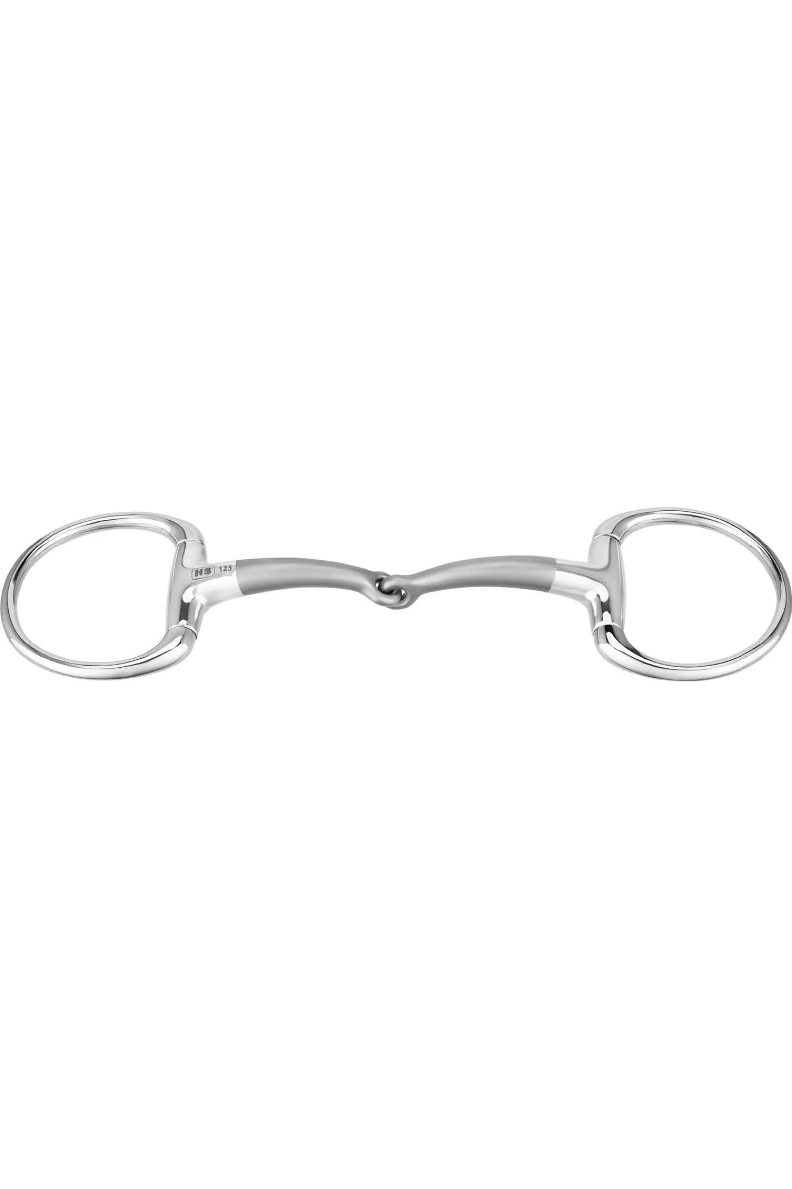Hot Satinox Single Jointed Eggbut Bit, 14mm Eggbutt Snaffles Bits