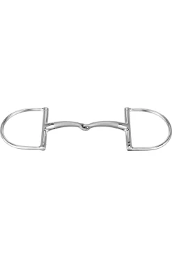 Fashion Satinox Single Jointed D-Ring Snaffle, 14mm D-ring Snaffle