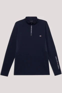 New Tommy Hilfiger Equestrian 1/4 Zip Men Riding Shirts