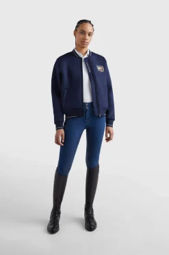 Clearance Tommy Hilfiger Equestrian Crest Bomber Sport Jacket Women Coats & Jackets