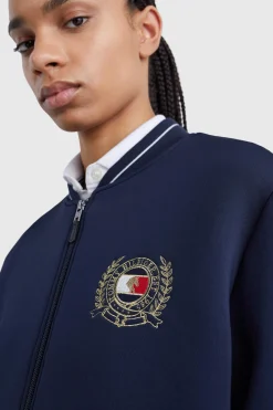 Clearance Tommy Hilfiger Equestrian Crest Bomber Sport Jacket Women Coats & Jackets