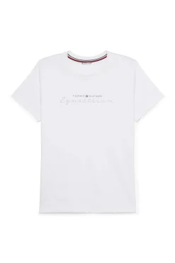 Best Tommy Hilfiger Equestrian Brooklyn Short Sleeve Graphic T-Shirt Women Tops & T-shirts