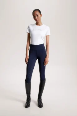 Best Tommy Hilfiger Equestrian Brooklyn Short Sleeve Graphic T-Shirt Women Tops & T-shirts