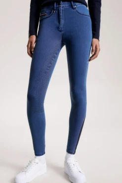 Online Tommy Hilfiger Equestrian Queens Denim Full Grip Breeches Full Seat Breeches